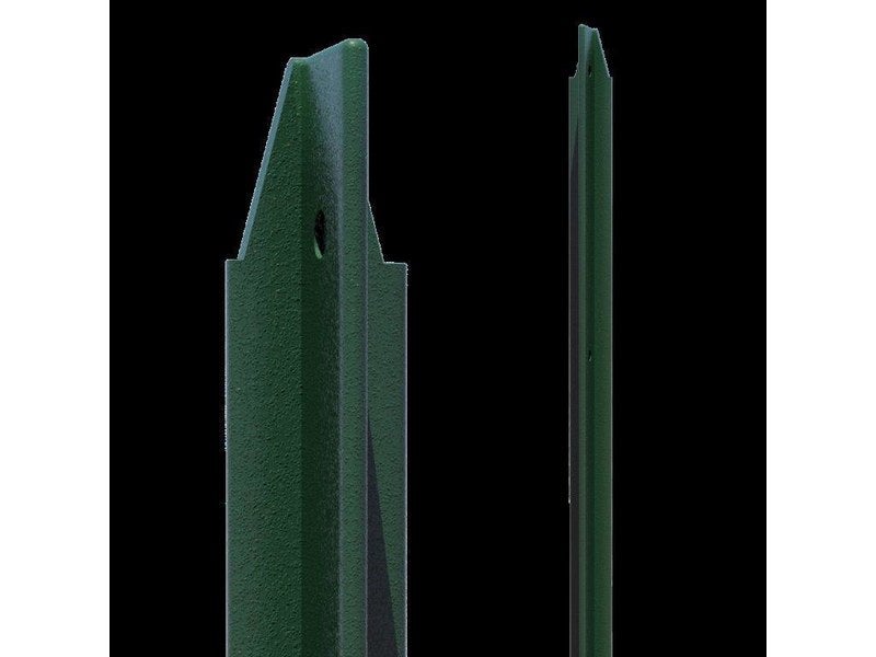 Piquet acier vert, H.100 cm