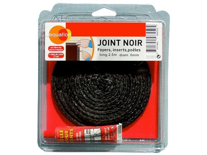 Joint thermique fibre de verre diam 6mm pour insert de cheminée - CREA