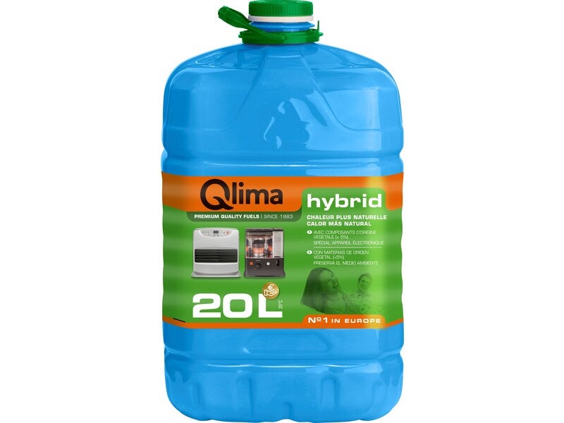 Combustible poêle à pétrole Kristal sans odeur 20l QLIMA, 114897, Chauffage Climatisation et VMC