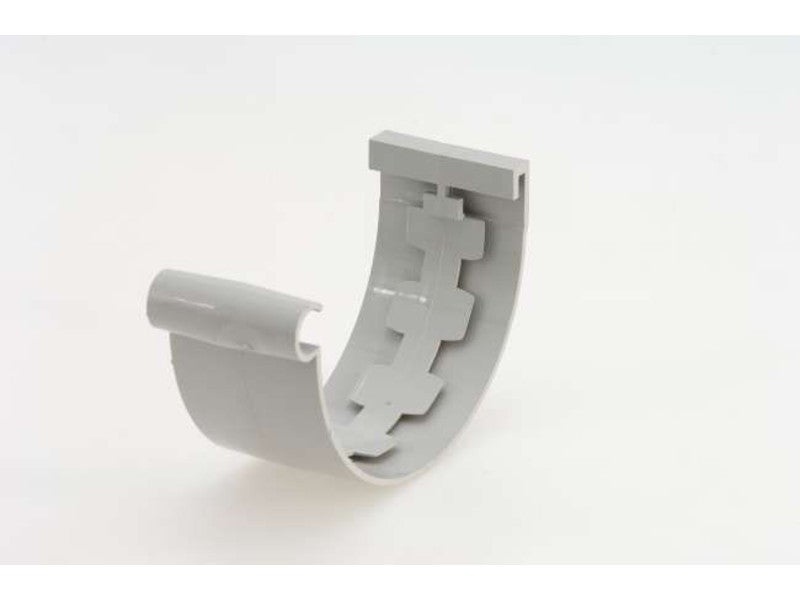 Gouttière PVC 25 demi-ronde - Jonction longue à joints montés PVC 25  demi-ronde - gris : : Bricolage