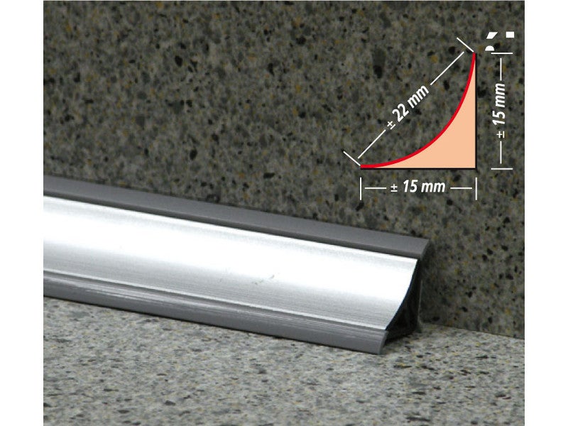 Joint d'étanchéité pour cadrage de porte en aluminium