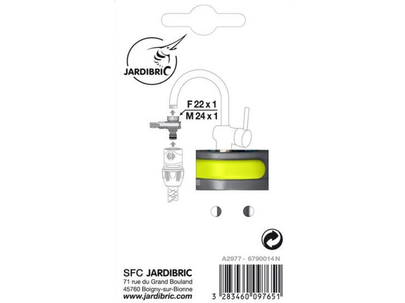 Adaptateur de robinet JARDIBRIC