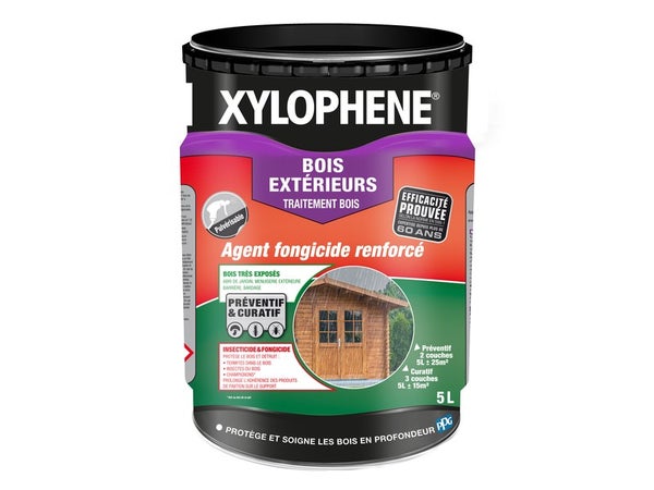 XYLOPHENE - Xylophene Traitement Bois Extérieurs - 1L, 5L, 6L, 20L -  Propriétés : XYLOPHENE traitement Bois Extérieurs est un pro - Livraison  gratuite dès 120€