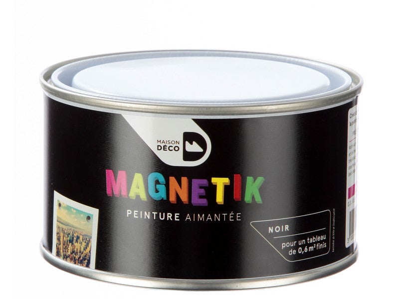 Peinture aimantée Magnétik Noir satin 0,2L - MAISON DECO - Mr.Bricolage