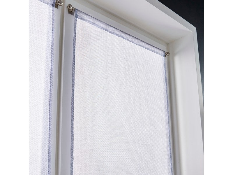 Barre de vitrage blanc Cosy, L.40 - 70 cm, diam.8 mm, INSPIRE