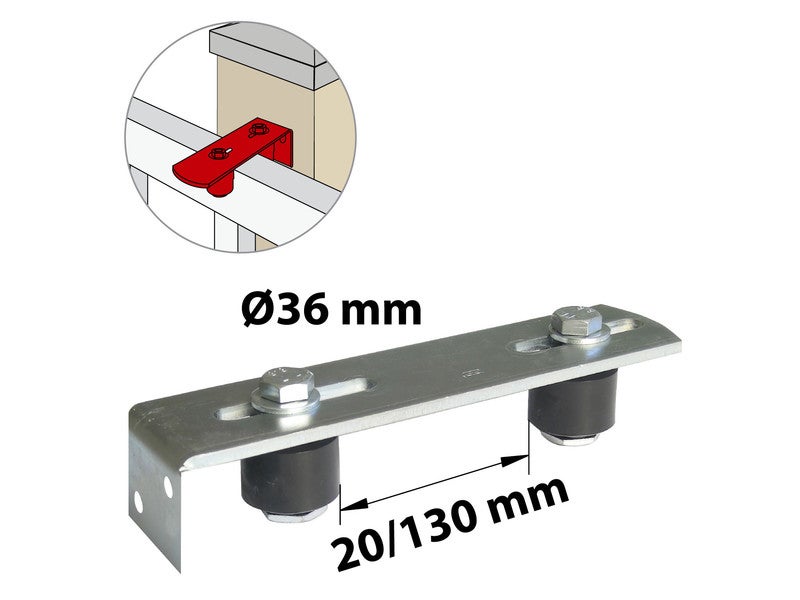 Acheter 2 Compas de Tréteau Galvanisés 130 mm en ligne