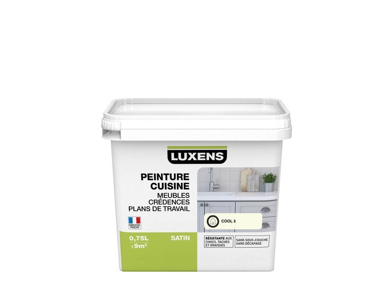 Vernis Plan de travail cuisine, LUXENS, incolore satiné, 0.75 l