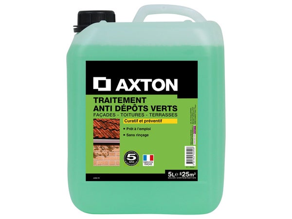 FEL Anti Dépôts Verts (5L ou 20L) : nettoyant désinfectant concentré pour  l'élimination des salissures végétales sur façades, murs et toits