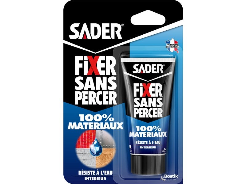 Sader Fixer Sans Percer – 100% Matériaux – Tous Supports – Mastic