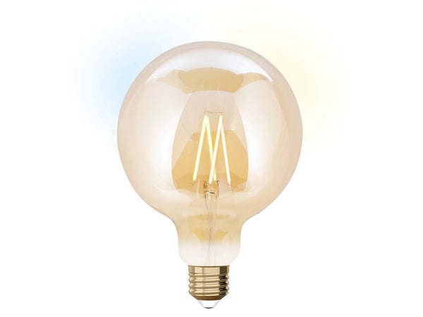 Ampoule led connectée, E27, 806lm = 60W, variation de blancs, CALEX, Leroy  Merlin