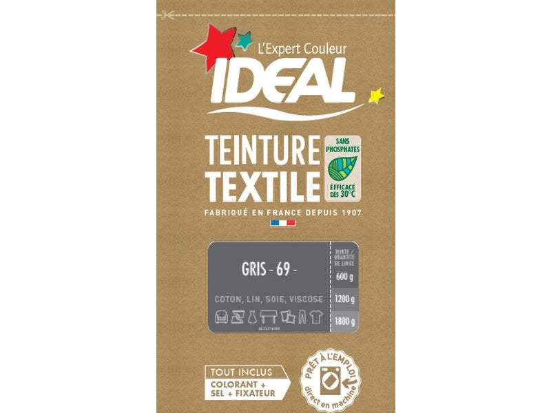 Les produits Ideal : Teintures textiles, détachants, ravivages