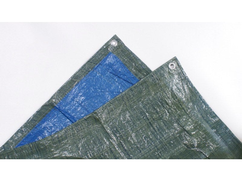 Bâche imperméable bleu standard PEREL - Dimensions: 5x5m - LA BS