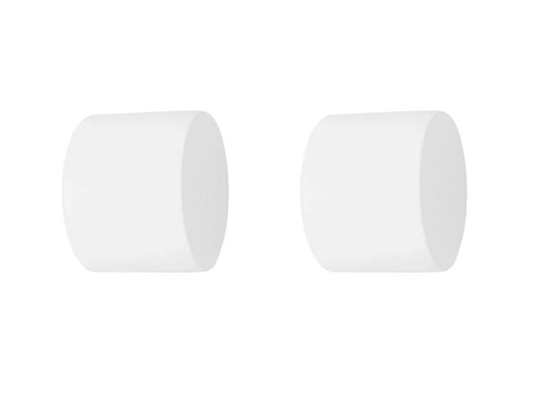 1 Support Tringle rideaux Ø28mm sans perçage coffret volet roulant Coloris  - Blanc
