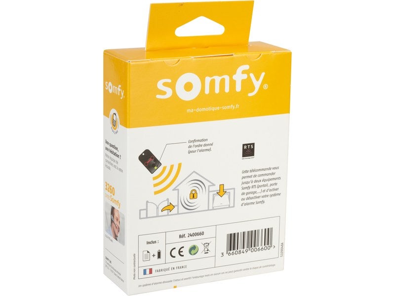 Télécommande portail SOMFY - Automatisme et domotique