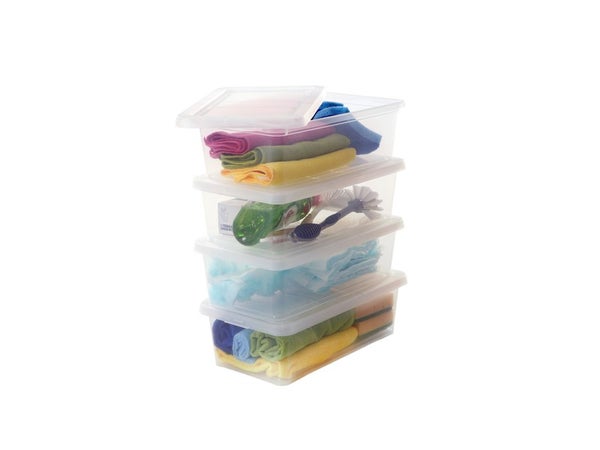 idea-station Boite Compartiment Plastique 3 Pieces / 19 x 15 cm -  Anthracite - Boite de Rangement Compartiments : : Cuisine et Maison