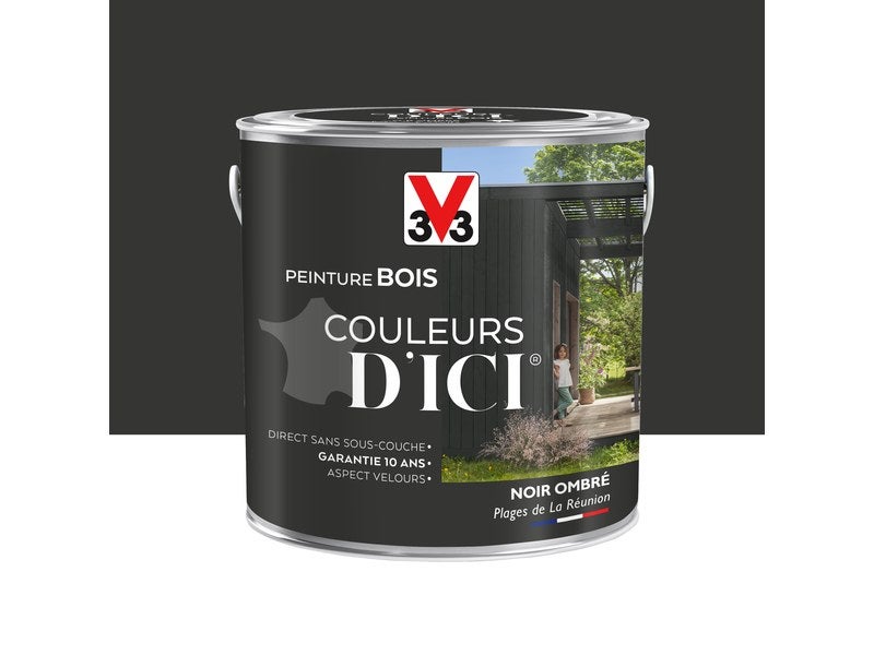 Peinture Sol V33 Terrasses Bois Sols Extérieurs Gris ombré pas cher