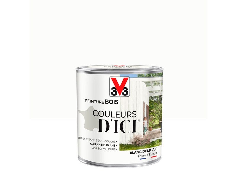 COULEURS D'ICI peinture BOIS Velours de V33 en 2 L