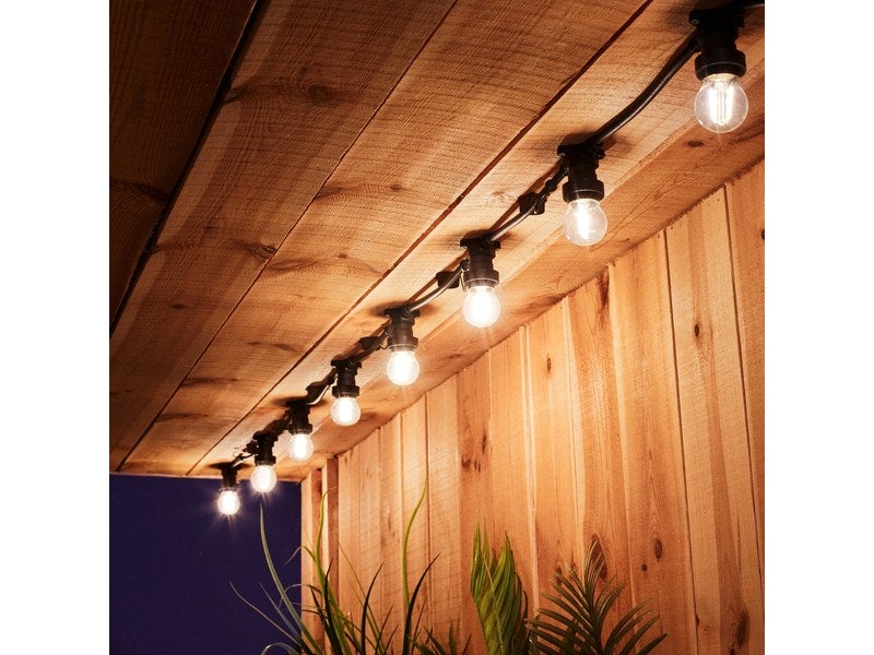 Guirlande d'extérieur 10 ampoules LED blanc chaud HAWAII LIGHT