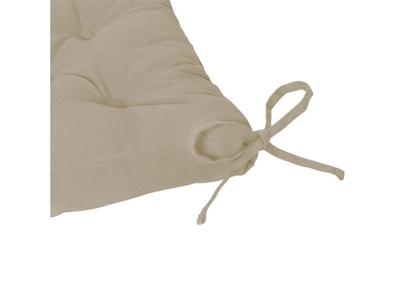 Coussin de Chaise -Coussins Carrés avec Attaches pour Chaises