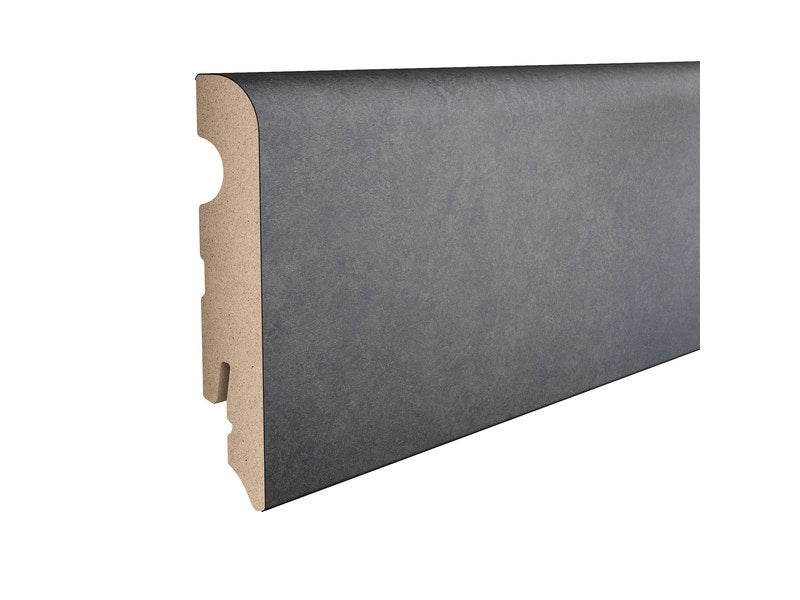 Plinthe gris anthracite, plinthe adhésive, plinthe PVC souple légère