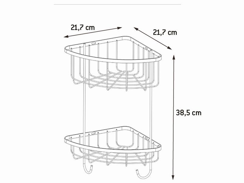 Leroy Merlin Crochet Acier 5 Têtes - Long 18,5cm - LOFT Inox