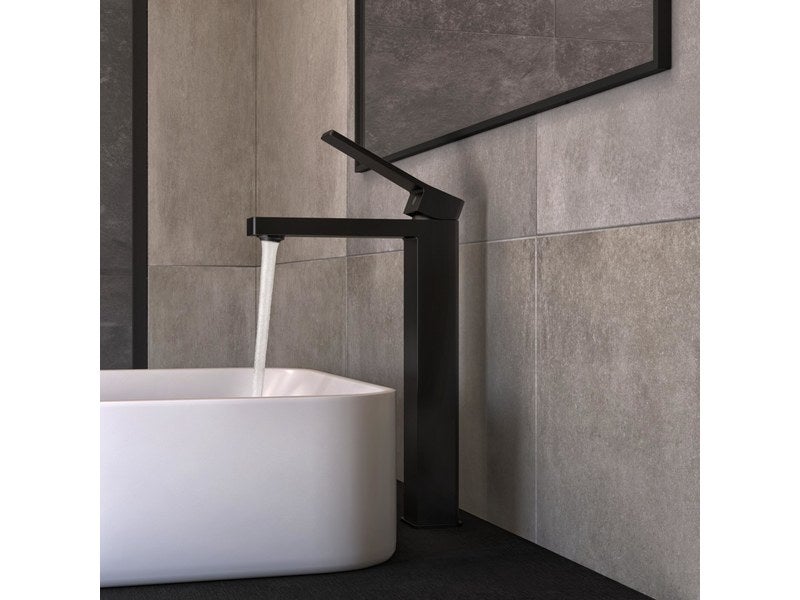 Mitigeur lavabo noir mat, SENSEA Hao XL