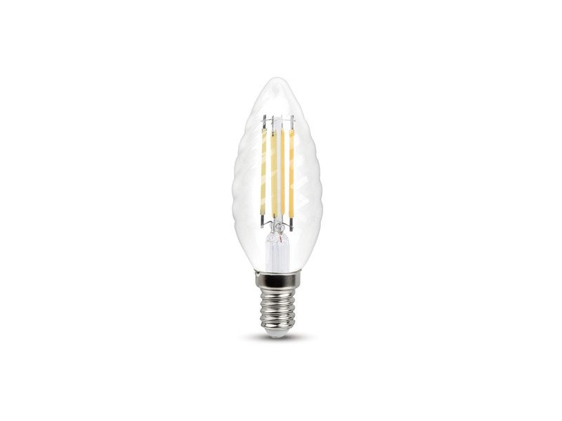 Lot 10 ampoules LED filament à flamme, culot E14, blanc neutre