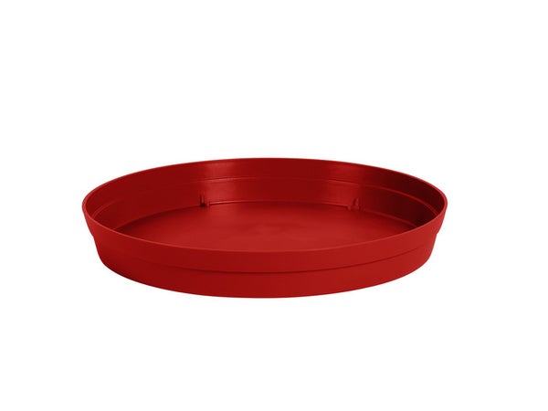 Pot plastique EDA Diam.60 L.60 x l.60 x H.47 cm rouge rubis