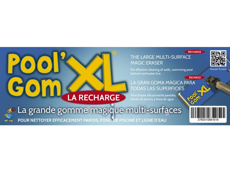 La grande gomme magique Pool Gom à poignée pour nettoyer la piscine, Equipement & entretien