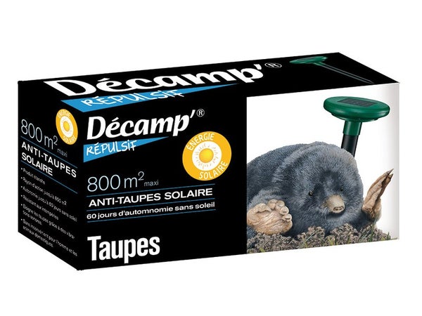 DETAUPEUR Kit Complet Valisette + 4 Recharges Piege Anti Taupes et Rats  Taupiers, Utilisable sous la Pluie