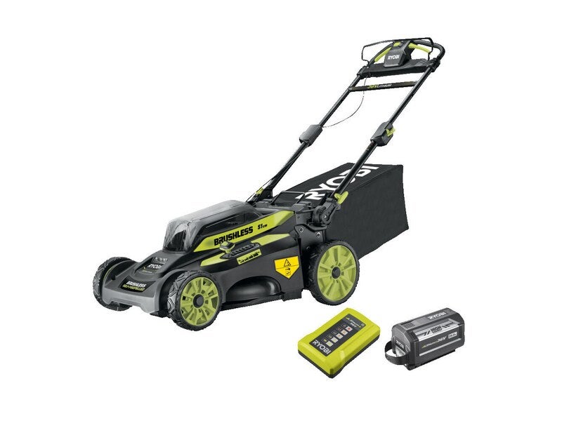 Tondeuse sur batterie RYOBI , 36 V, l. 46 cm, 5aH