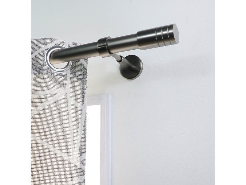 Support plafond pour barre de rideau Acier inoxydable Diametro 30 mm. acier  inoxydable : : Cuisine et Maison
