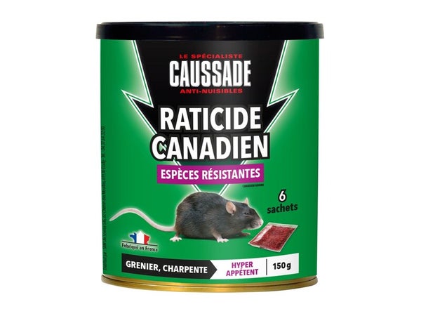 Caussade KIT Rats/Souris Appâts + Boîte Appât