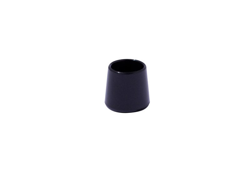 Embout ENVELOPPANT tube rond Noir Diamètre 16mm