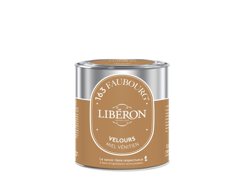 Peinture mur et plafond noir smoking velours LIBÉRON Velours de peinture®  2.5l