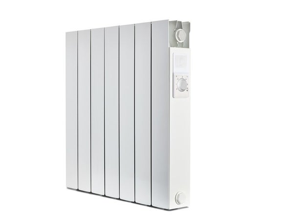 Radiateur électrique à inertie sèche 1500 W HJM Ava vertical blanc