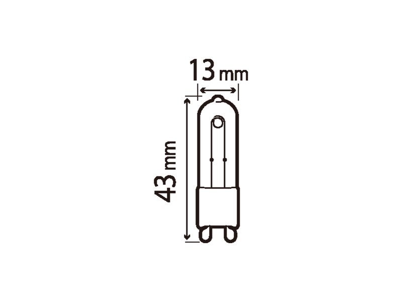 Ampoule halogène G4, 70Lm = 6W, LEXMAN