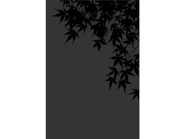 Porte-bûches noir sablé EQUATION H150xl40xp50cm, à encastrer l.40 x H.148  cm