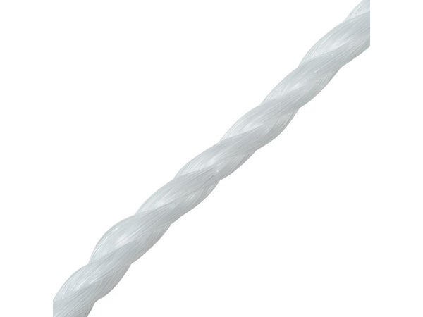 Corde à linge polypropylène + tendeur - Ø 2,7 mm - Longueur 20 m - Blanc