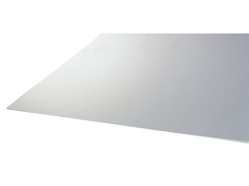 Plaque polystyrène 2.5 mm transparente lisse L.100 x 50 cm