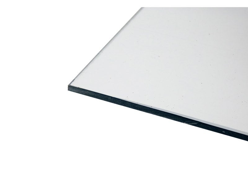 Plaque coupé de PE rigide 495 x 495 x 4 mm naturel (blanc) Polyéthyléne